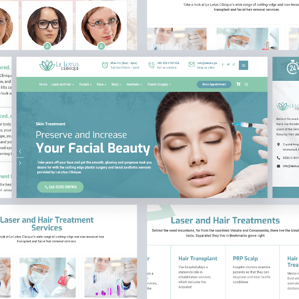 Lelotus - Web Design by Abdul Mateen - Graphic Designer & Front-End-Developer - Islamabad, Pakistan