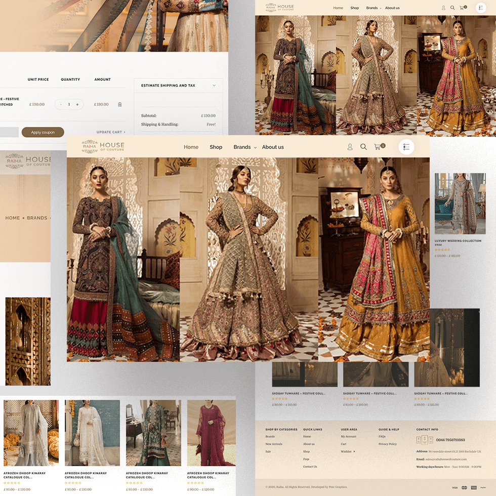 RaihahouseofcoutureWordPress Website Design and Development