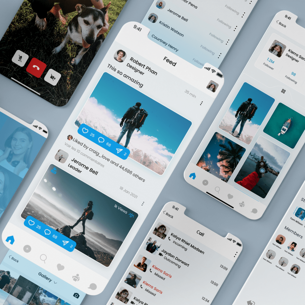 GabbyChat - App UI Design